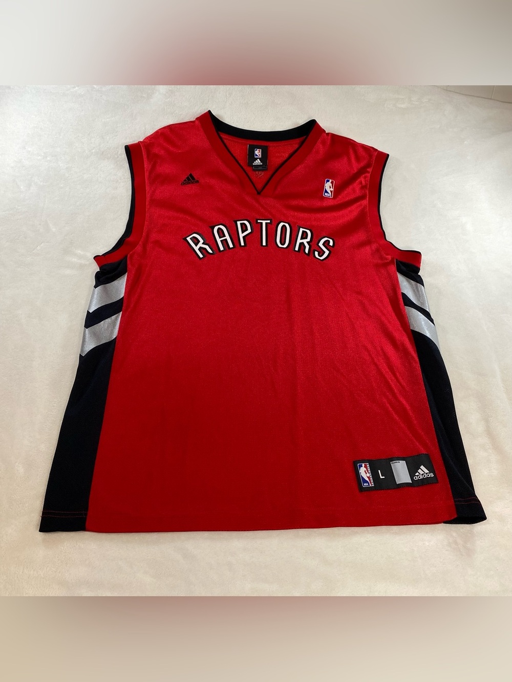 Toronto Raptors Adidas Away Jersey No Number 2014 - 2015 Size Large